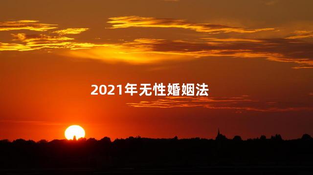 2021年无性婚姻法