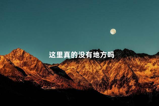 这里真的没有地方吗