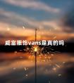 威富服饰vans是真的吗 vans的鞋怎么判定真假