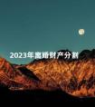 2023年离婚财产分割