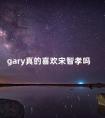 gary真的喜欢宋智孝吗 gary智孝在一起过吗