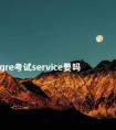 gre考试service要吗 gre和托福的区别