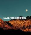 suv年检每年都需要吗