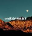 1986属虎的幸运数字 86属虎女适合选择手机号码