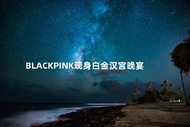 BLACKPINK现身白金汉宫晚宴