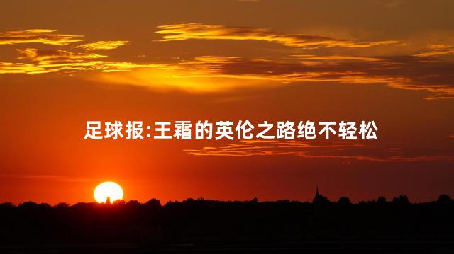 足球报:王霜的英伦之路绝不轻松
